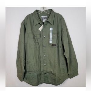Duluth Trading Co Olive Green Field Shirt Jacket XL